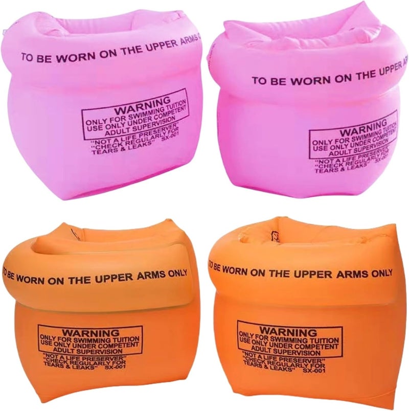 YUNLOVXEE 2-4 Pack Arm Floaties for Kids and Adults, Pool Floats, Inflatable Swim Ring, PVC Floater Sleeves for Toddlers Children 3-5-6-12 Years - Image 1
